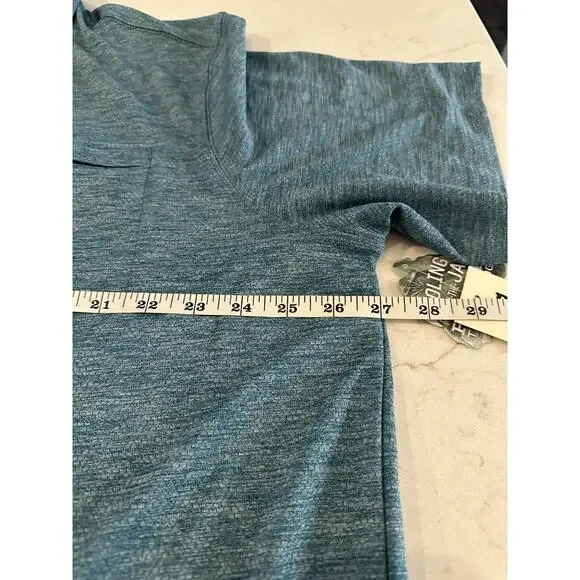 Duluth Trading Men’s Shirt NWT Armachilo Cooling Relaxed Fit Polo Blue XL - Picture 11 of 13